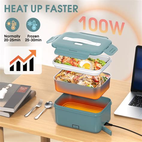 carsolt electric lunch box|Carsolt Electric Lunch Box Food Heater 3 in 1 Portable Warmer .